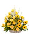 Composizione floreale funebre