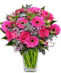 Bouquet di fiori fucsia